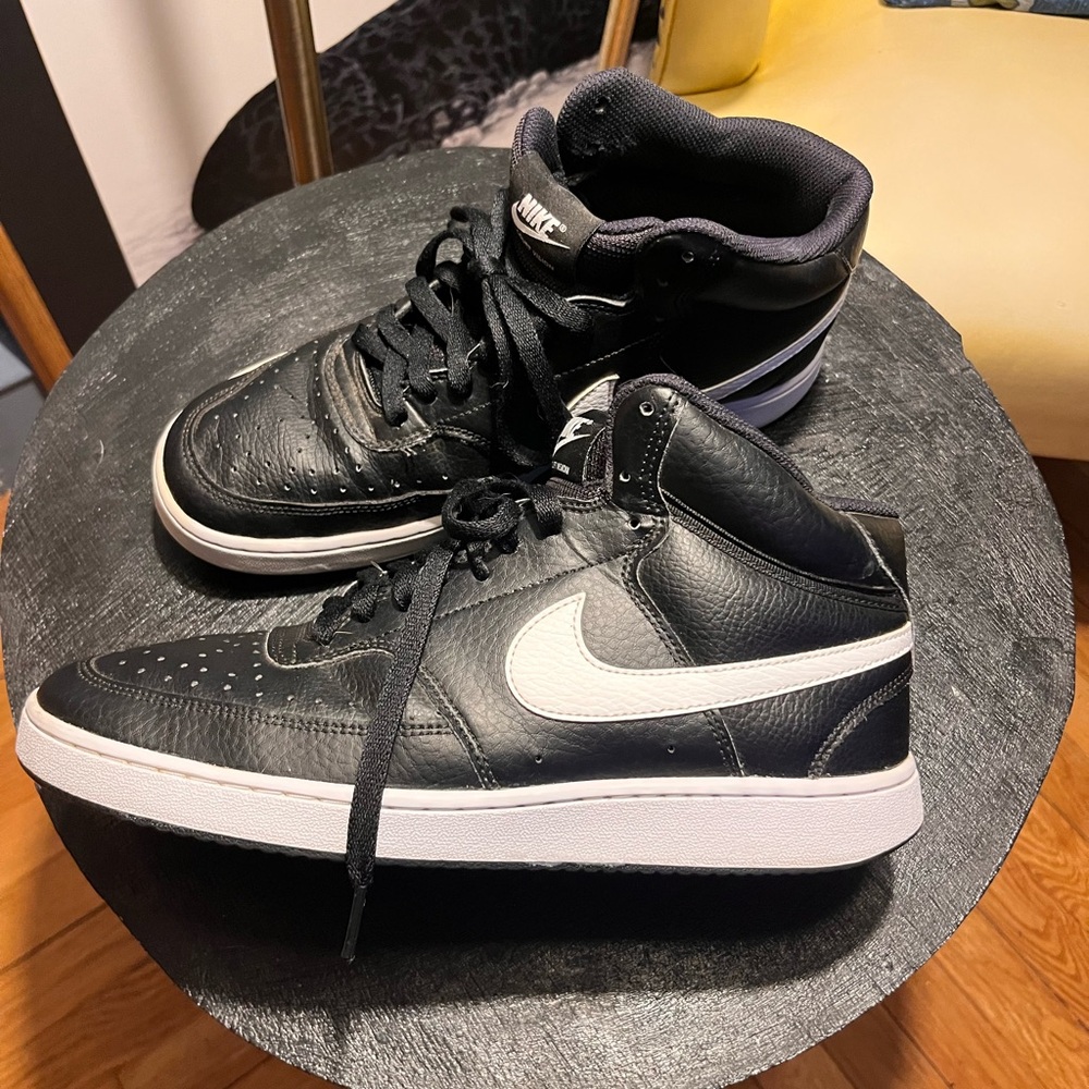 Nike Black and White Court Vision
